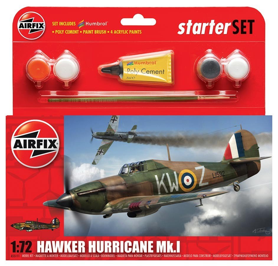 Airfix 55111A Hawker Hurricane MkI Model Kit