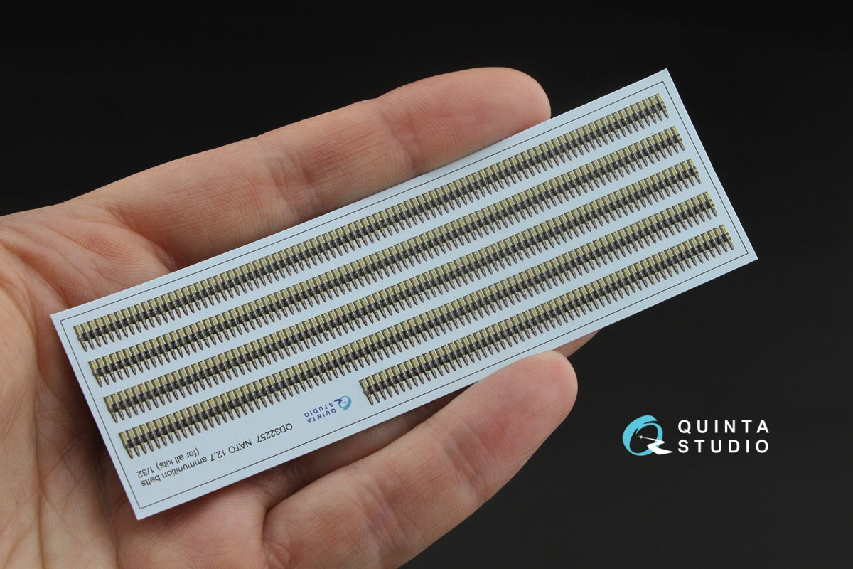 Quinta Studio QD32257 NATO 12.7 ammunition belts (All kits) 1/32 – immagine 5