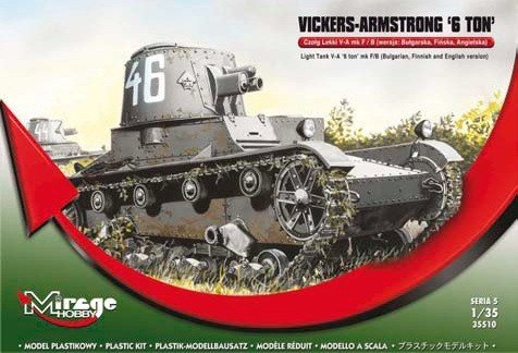 Mirage Hobby 355010 VICKERS ARMSTRONG F/B light tank, Limited Edition 1/35