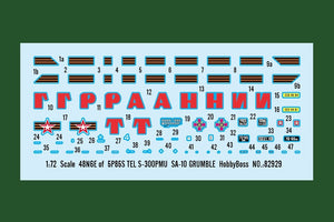 Hobby Boss 82929 48N6E of 5P85S TEL S-300PMU SA-10 GRUMBLE 1/72 – immagine 5