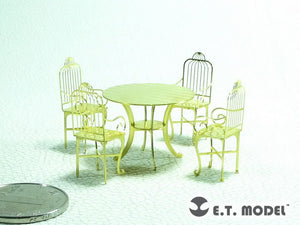 ET Model J35-019 Dining table and chairs Type.1 1/35