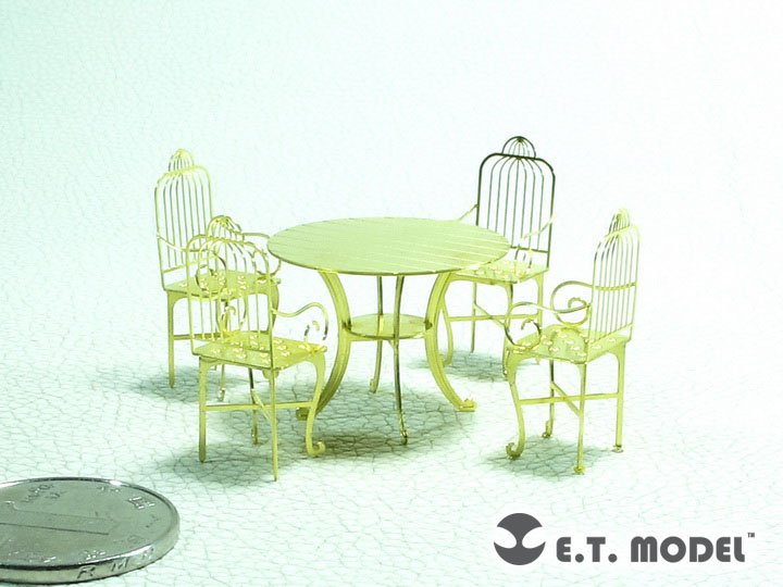 ET Model J35-019 Dining table and chairs Type.1 1/35