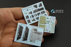Quinta Studio QD32109 F/A-18C Late 3D-Printed &amp;amp; colored Interior on decal paper (Academy) 1/32 – image 7