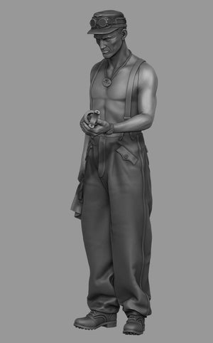 Panzer Art FI35-145 Waffen-SS tank mechanic summer dress 1/35 – image 4