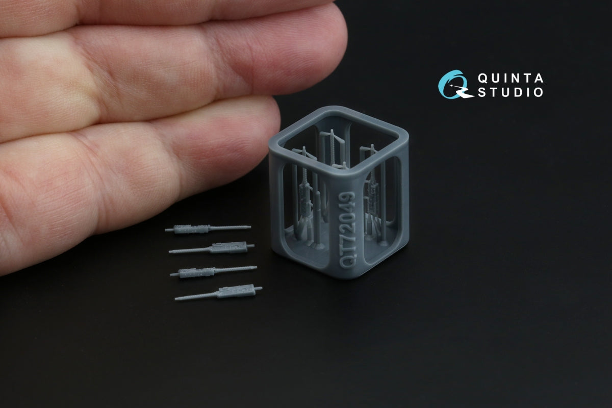 Quinta Studio QT72049 Browning .30 M2 AN (fixed) Machine Gun, 4 pcs (for all kits) 1/72
