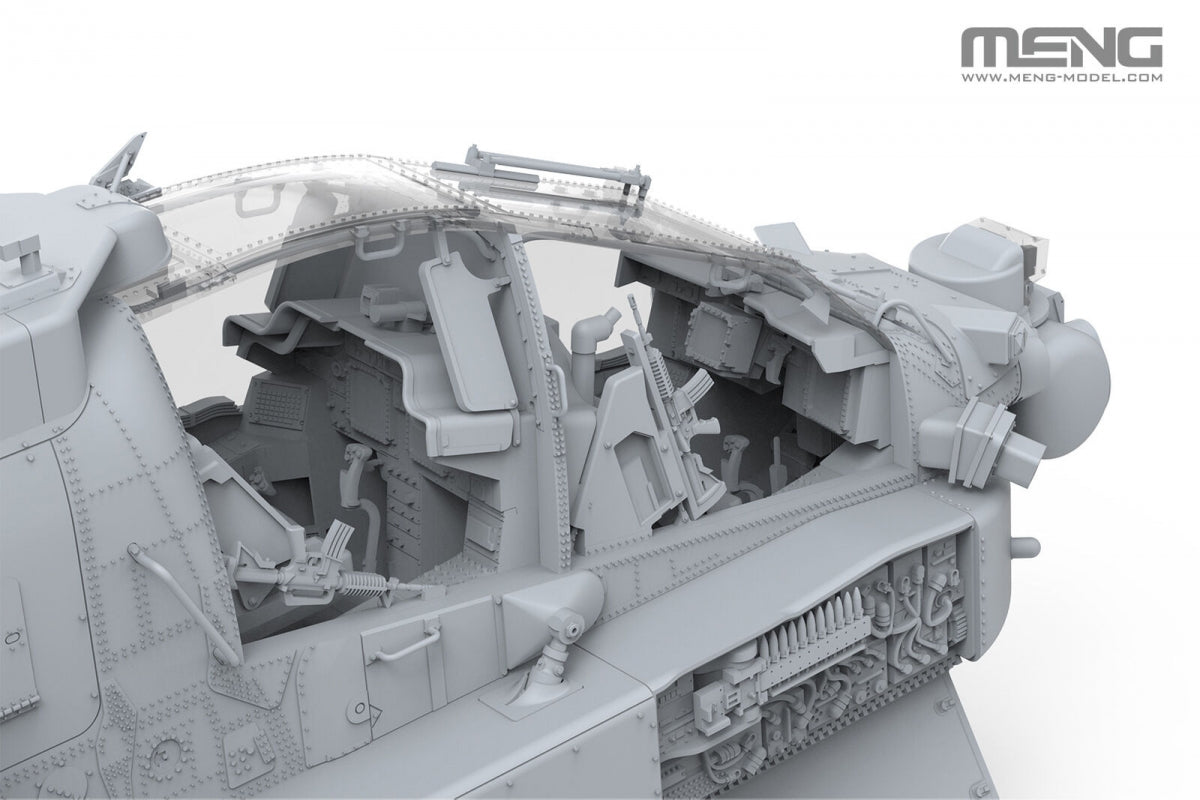 Meng Model QS-005S AH-64 D Saraf - Heavy Attack Helicopter (Israeli Air Force) with Figures 1/35 – image 4