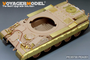 Voyager Model PEA351 Modern French AMX-30B2 MBT Track Covers (For MENG TS-013) 1/35 – obrázek 2