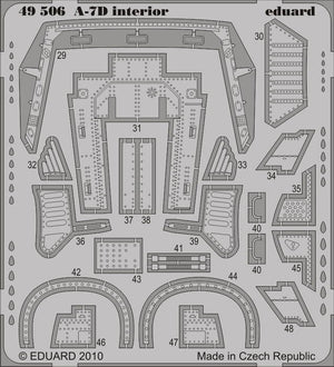 Eduard 49506 A-7D interior SA 1/48 HOBBY BOSS