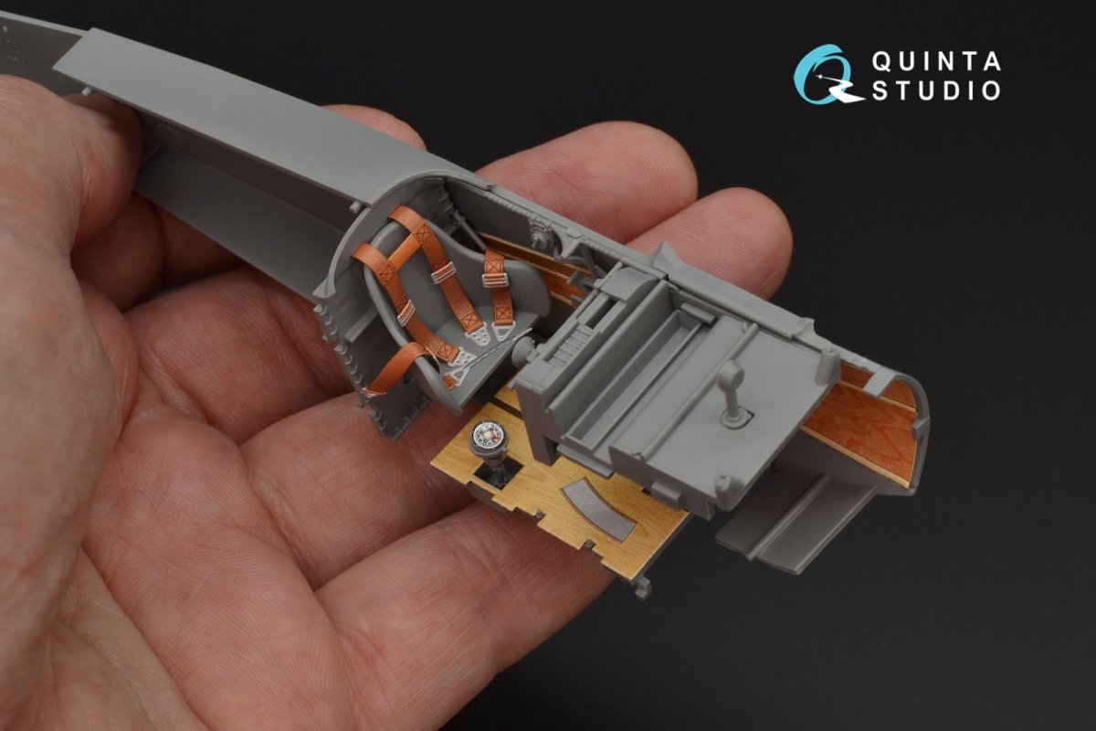 Quinta Studio QD32050 Fokker Dr.1 3D-Printed &amp;amp; colored Interior on decal paper (for Meng kit) 1/32 – image 5