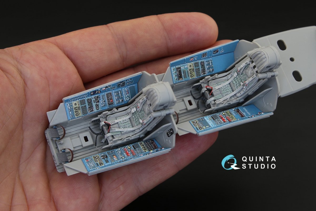 Quinta Studio QD32041 Su-30MKK 3D-Printed &amp;amp; colored Interior on decal paper (for Trumpeter kit) 1/32 – obrázek 10