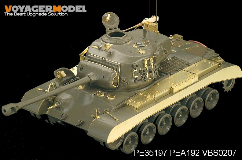 Voyager Model PEA192 WWII US Army M26 Pershing Tank Side Skirts and Stowager Bins (For DRAGON / TAMIYA) 1/35 – imagen 2