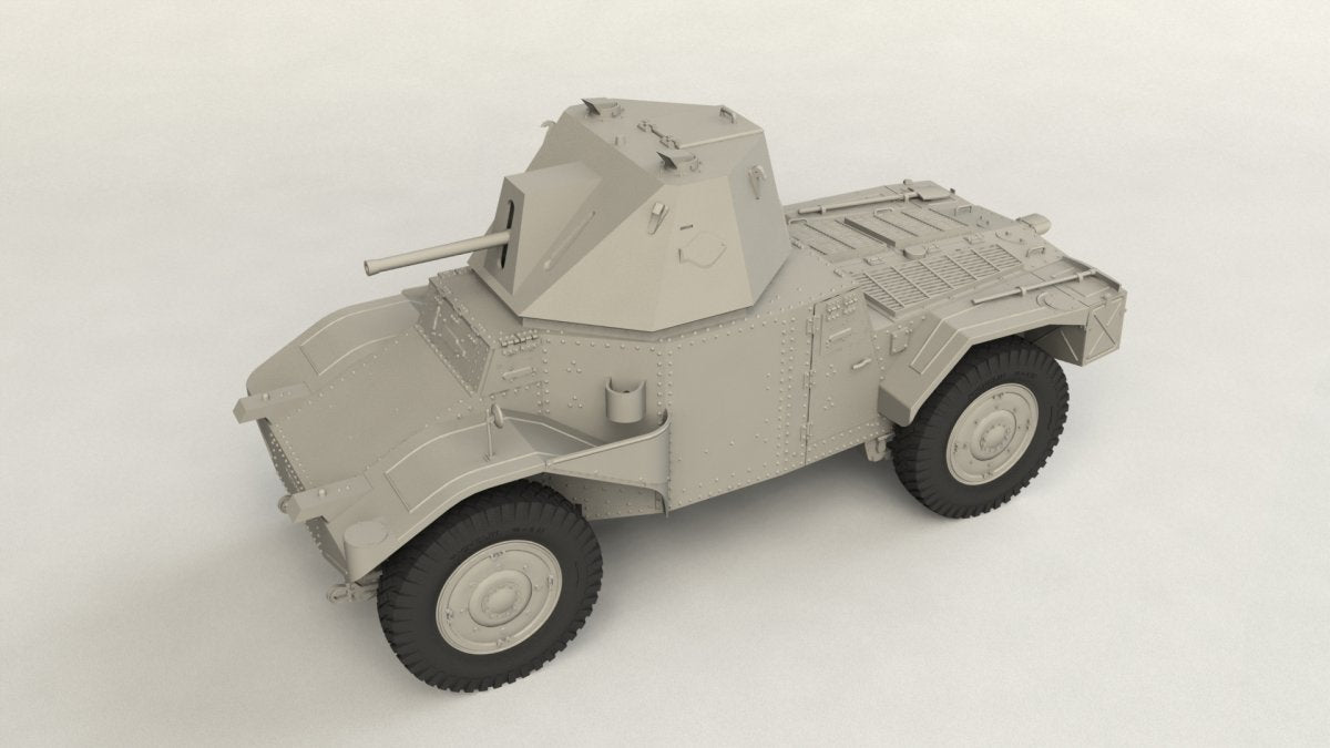 ICM 35377 Panzerspahwagen P 204 (f) with CDM turret, WWII German Armored Vehicle 1/35 – image 3