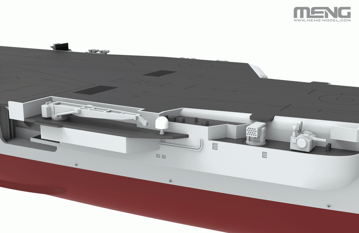 Meng Model PS-010 Aircraft Liaoning 1/700 – image 8