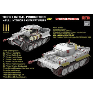 Rye Field Model 5131 Tiger I Initial Production Early 1943 w/ Full Interior Updated Version 1/35 – image 2