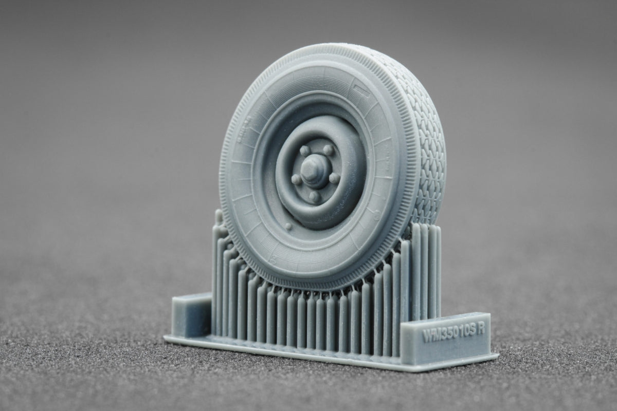 ScaleX WM 35010C ZU 23-2 Ordinary and sagged wheel set (for Trumpeter) 1/35