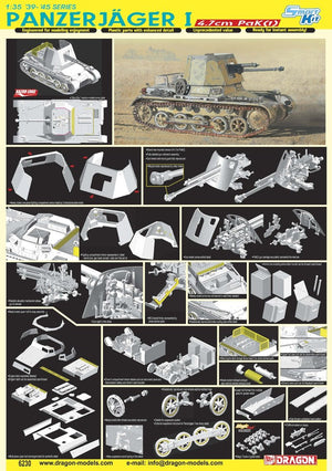 Dragon 6230 Panzerjager I 4.7cm PaK(t) – zdjęcie 2