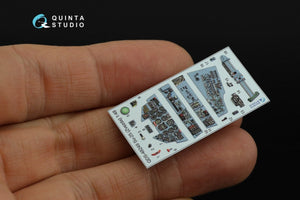 Quinta Studio QDS-48249 Su-25 3D-Printed &amp;amp; colored Interior on decal paper (Zvezda) 1/48 – image 7