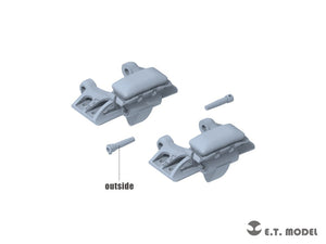 ET Model P35-405 WWII German Sd.kfz.251/Sd.kfz.11 Track links &amp;amp; Sprockets Early 3d Printed 1/35 – Bild 4