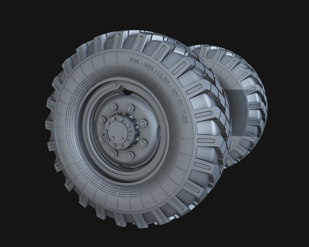 Panzer Art RE35-535 ZiL-131 road wheels 1/35 – obrázek 4
