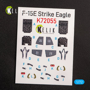 KELIK K72055 F-15E STRIKE EAGLE - INTERIOR 3D DECALS FOR REVELL KIT 1/72 – image 2