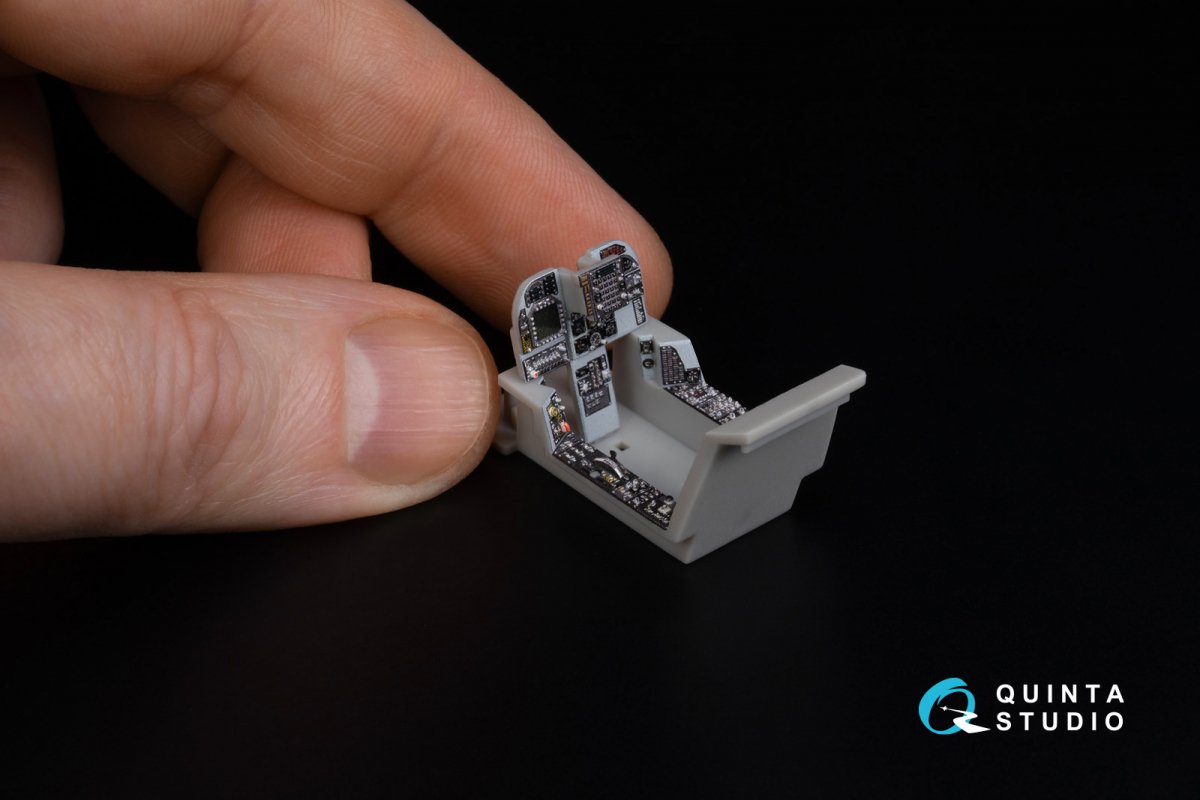 Quinta Studio QDS-48305 AV-8B Early 3D-Printed &amp;amp; colored Interior on decal paper (Hasegawa) (Small version) 1/48 – obrázek 8