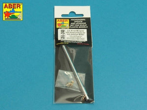 Aber 35L-240 US 90 mm M3 Barrel with thread protector for tank destroyer M36B1 1/35