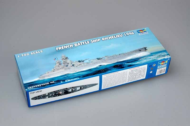 Trumpeter 05751 FRENCH NAVY RICHELIEU 1946 1/700 – image 2