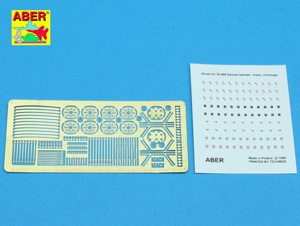 Aber 35A069 German helmets - inserts, straps (1/35)