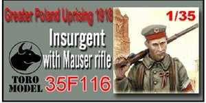 ToRo Modèle 35F116 Insurrection de Grande-Pologne 1918 - Insurgé armé d&amp;#39;un fusil / Insurrection de Grande-Pologne 1918 Insurgé armé d&amp;#39;un fusil Mauser 1/35 – image 2