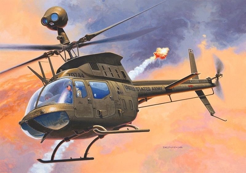 Revell 64938 Bell Oh-58D Kiowa Model Kit 1/72 – Bild 2