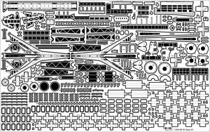 Pontos 35024FB USS BB-35 Texas 1945 Detail up set (20B Deck Blue Decl) 1/350 – image 13