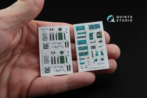 Quinta Studio QD72014 MiG-31B 3D-Printed &amp;amp; colored Interior on decal paper (for Trumpeter kit) 1/72 – immagine 4