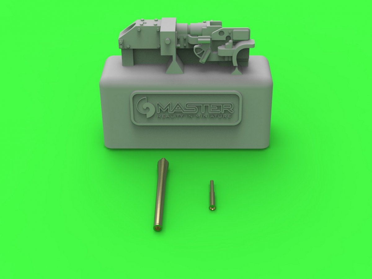 Master GM-72-015 Type 95 Ha-Go - 37 mm Type 94 gun barrel with resin mount (for IBG model) 1/72