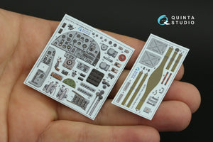 Quinta Studio QD32154 IL-2M3 3D-Printed &amp;amp; colored Interior on decal paper (Hobby Boss) 1/32 – obrázek 2