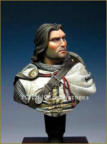 Young Miniatures YH1805 Teutonic Knight 14th Century 1/10 – Bild 6