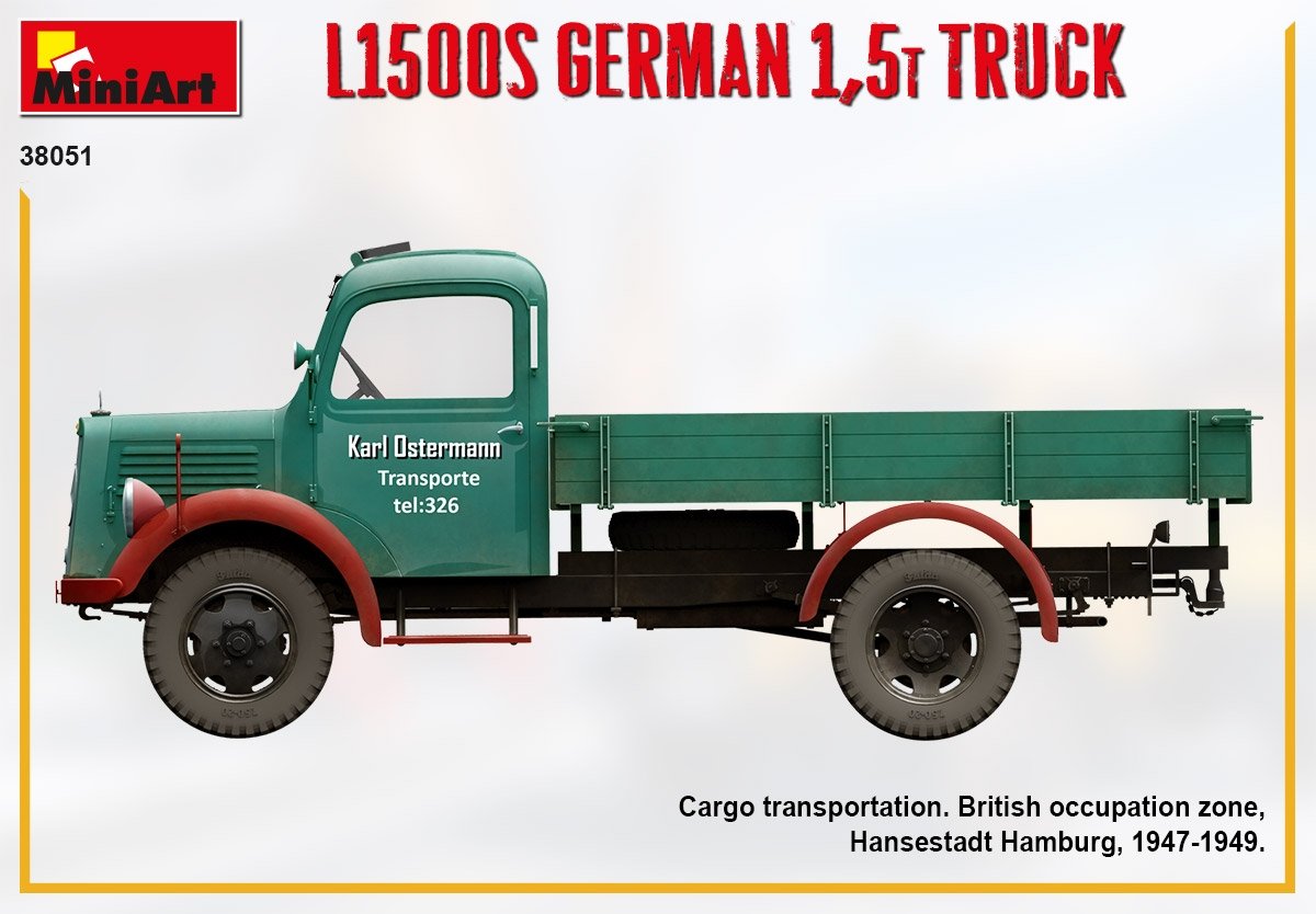MiniArt 38051 L1500S GERMAN 1.5T TRUCK 1/35 – image 7