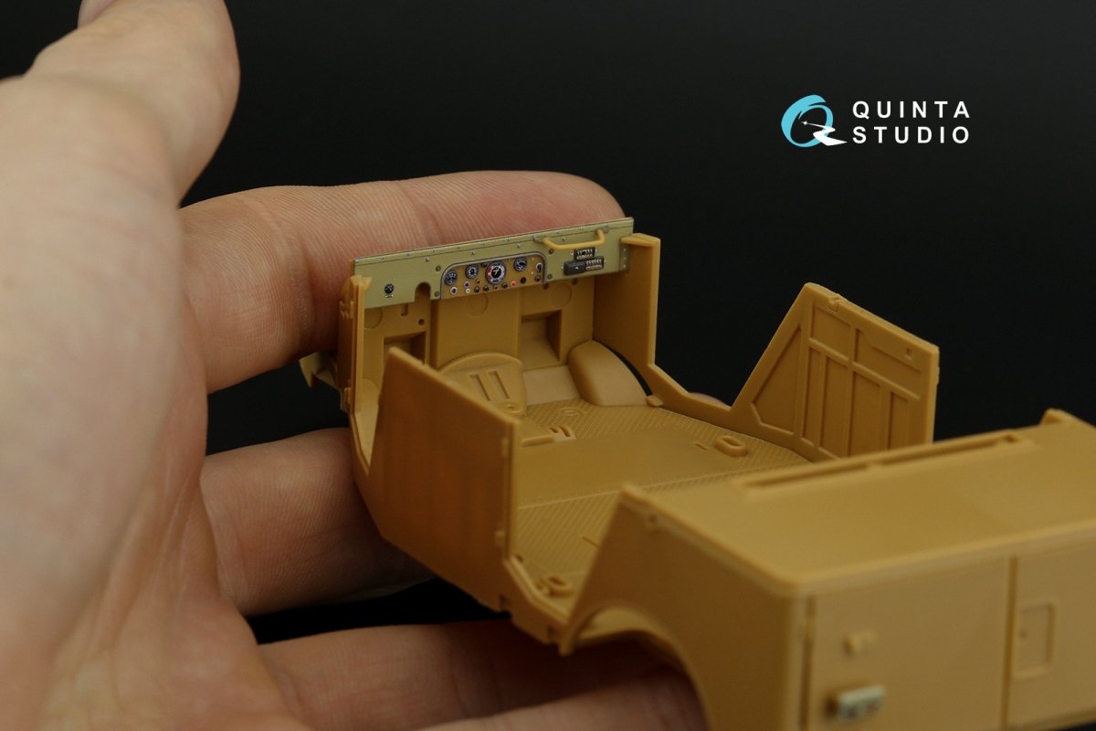 Quinta Studio QD35070 Mercedes-Benz L1500A 3D-Printed &amp;amp; coloured Interior on decal paper (ICM) 1/35 – zdjęcie 10