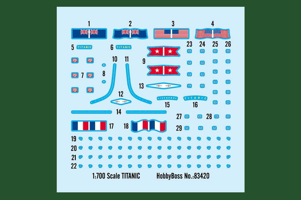 Hobby Boss 83420 Titanic 1/700 – immagine 4