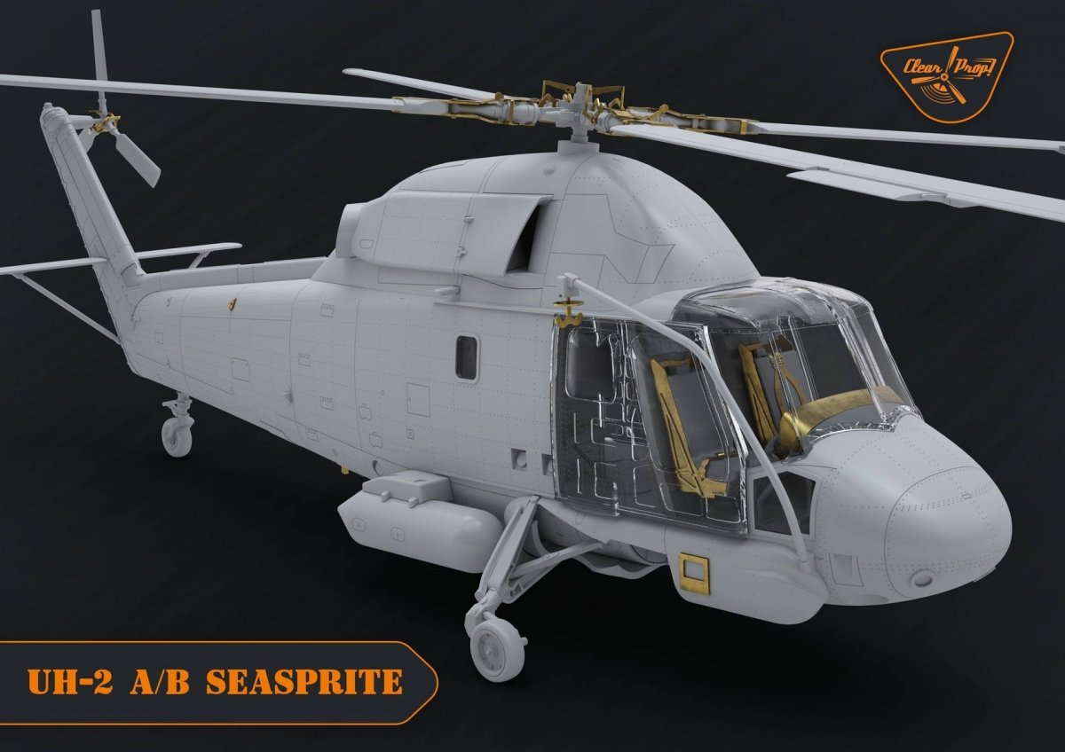 Clear Prop! CP72002 UH-2 A/B Seasprite ADVANCED KIT 1/72 – Bild 4