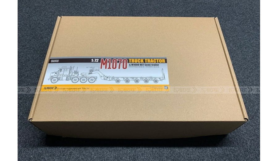 Saber 72C02 M1070 Tractor &amp;amp; M1000 Semi-Trailer 1/72 – Bild 2