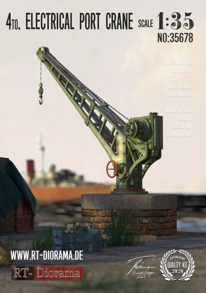 RT-Diorama 35678 4to. Electric Port Crane 1/35