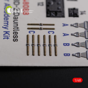 KELIK K48088 SBD-2 Dauntless interior 3D decals for Academy kit 1/48 – image 7