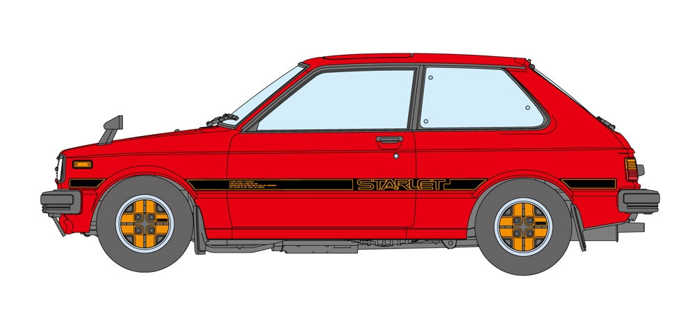 Hasegawa HC63-21163 Toyota Starlet KP61 S (3 Door) Middle Version (1980) – obrázek 11