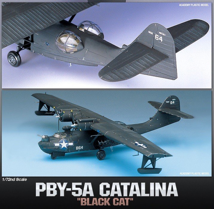 Academy 12487 PBY-5A Black Catalina 1/72 – image 3