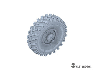 ET Model P35-116 Russian URAL-4320 Truck Weighted Road Wheels(3D Printed) For TRUMPETER Kit 1/35 – obrázek 3