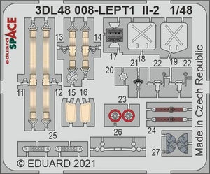 Eduard 3DL48008 Il-2 SPACE 1/48 for ZVEZDA 1/48 – Bild 2