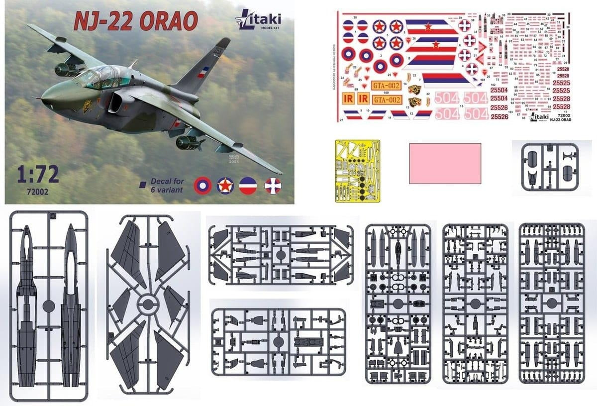 Litaki 72002 NJ-22 ORAO two seat attack aircraft 1/72 – Bild 2