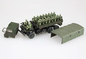 Aoshima 01209 JGSDF Type 73 Truck w/Figures 20pcs 1/72 – image 6