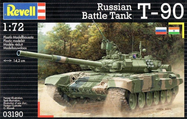 Revell 03190 Russian Battle Tank T-90 1/72