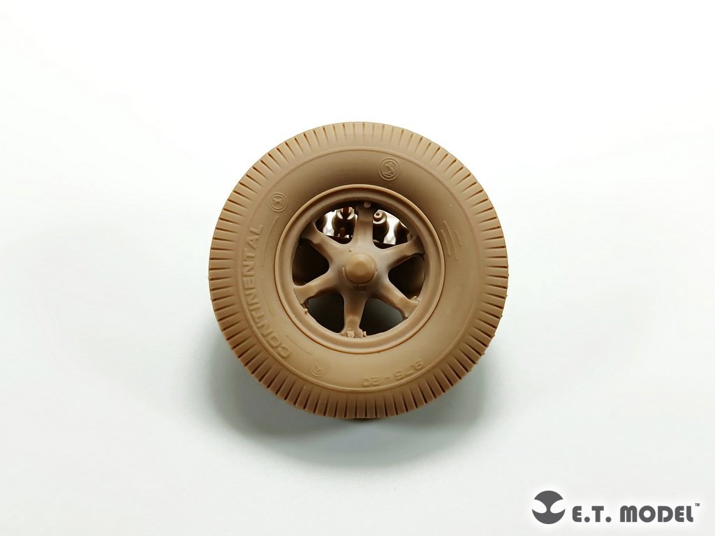 ET Model P35-132 WWII German Sd.Kfz.7(8t) Sagged Front Wheels &amp;amp; Spare Wheel Type.1 for Dragon / Trumpeter kit 1/35 – Bild 4